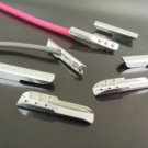 Finding - 200 pcs Silver Metal Fold Over Crimp 22mm x 4mm