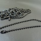 Finding - 10 pcs Black Small Ball Chains Link with Connector For Scrabble Tiles