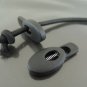 Finding - 2 pcs Black Plastic End Lock Cord Stopper