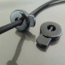 Finding - 2 pcs Black Plastic End Lock Cord Stopper