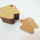 50pcs Kraft Paper Tags Hang Tag Mushroom Gift Tag