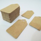 50pcs Kraft Paper Tags Hang Tag Small Mini Tags