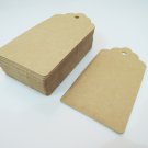 50pcs Kraft Paper Tags Hang Tag Rectangle Tags