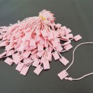 100pcs Rose Hang Tag String with Plastic Fastener