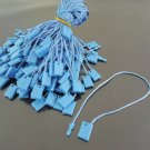 100pcs Blue Brown Hang Tag String with Plastic Fastener