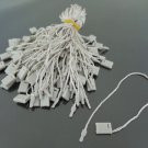 100pcs Light Grey Hang Tag String with Plastic Fastener