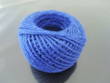 50 Yards 2mm Blue Hang Tag String Hemp Twine Cord Hemp Rope Gift Wrapping