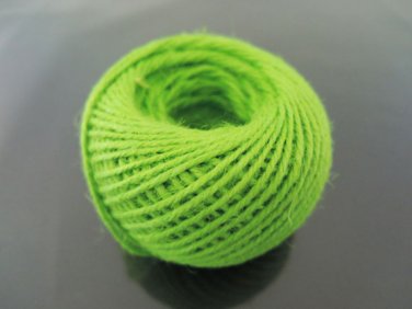 50 Yards 2mm Light Green Hang Tag String Hemp Twine Cord Hemp Rope Gift Wrapping