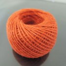50 Yards 2mm Orange Hang Tag String Hemp Twine Cord Hemp Rope Gift Wrapping