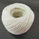 50 Yards 2mm White Hang Tag String Hemp Twine Cord Hemp Rope Gift Wrapping