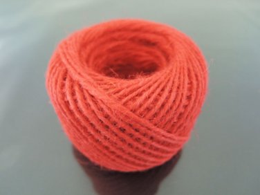 50 Yards 2mm Red Hang Tag String Hemp Twine Cord Hemp Rope Gift Wrapping