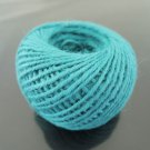 50 Yards 2mm Sky Blue Hang Tag String Hemp Twine Cord Hemp Rope Gift Wrapping