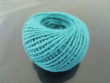 50 Yards 2mm Sky Blue Hang Tag String Hemp Twine Cord Hemp Rope Gift Wrapping
