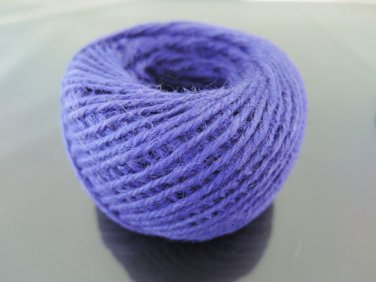50 Yards 2mm Purple Hang Tag String Hemp Twine Cord Hemp Rope Gift Wrapping