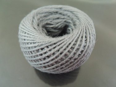 50 Yards 2mm Grey Hang Tag String Hemp Twine Cord Hemp Rope Gift Wrapping