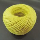 50 Yards 2mm Yellow Hang Tag String Hemp Twine Cord Hemp Rope Gift Wrapping