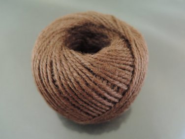 50 Yards 2mm Brown Hang Tag String Hemp Twine Cord Hemp Rope Gift Wrapping