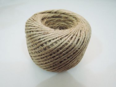 50 Yards 2mm Nature Hang Tag String Hemp Twine Cord Hemp Rope Gift Wrapping