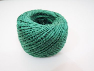 50 Yards 2mm Emerald Green Hang Tag String Hemp Twine Cord Hemp Rope Gift Wrapping