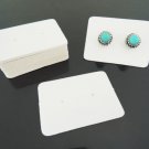 50pcs Earring White Cardbroad Paper Tags Hang Tag Price Tags