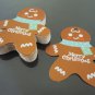 50pcs White Cardbroad Paper Tags Christmas Hang Tag Gingerbread Gift Tags