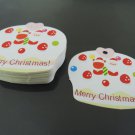50pcs White Cardbroad Paper Tags Christmas Hang Tag Cake Gift Tags