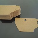 50pcs Kraft Paper Tags Hang Tag Round Cup Gift Tags