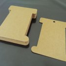 50pcs Kraft Paper Tags Large Hang Tag Round Gift Tags