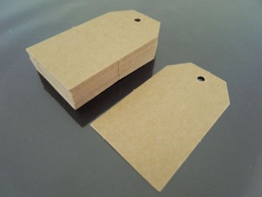 50pcs Kraft Paper Tags Hang Tag Gift Tag Clothing Tag Price Tags