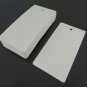 50pcs White Paper Tags Hang Tag Rectangle Tags