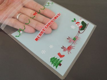 Gift Plastic Bag - 48pcs Cookie Bags Candy Bags Packaging Bags Clear Plastic Bags
