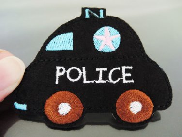 Police Car Patches Iron On Patch Applique Embroidered Patch Sew On Patch