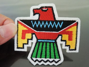 Indian Bird Patches Iron On Patch Applique Embroidered Patch Sew On Patch