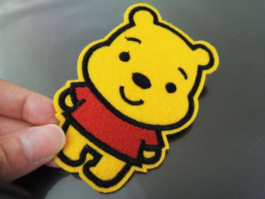 Winnie the Pooh Patches Iron On Patch Applique Embroidered Patch Sew On Patch