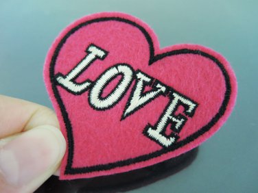 Love Patches Iron On Patch Applique Embroidered Patch Sew On Patch