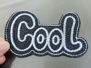 Cool Letter Patches Iron On Patch Applique Embroidered Patch Sew On Patch