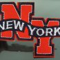 New York Letter Patches Iron On Patch Applique Embroidered Patch Sew On Patch