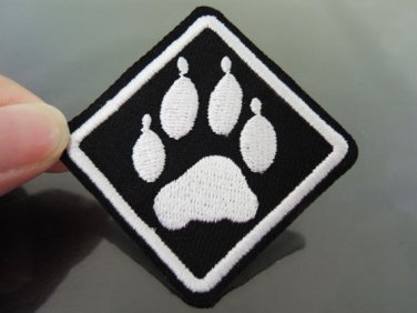 Paw Patches Iron On Patch Applique Embroidered Patch Sew On Patch