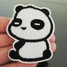 Cute Panda Patches Iron On Patch Applique Embroidered Patch Sew On Patch