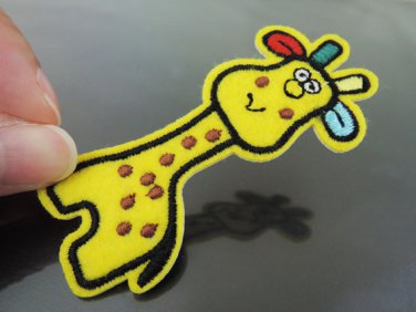 Giraffe Patches Iron On Patch Applique Embroidered Patch Sew On Patch