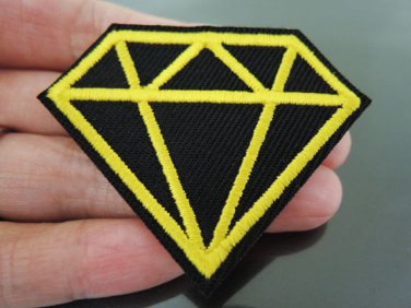 Diamond Patches Iron On Patch Applique Embroidered Patch Sew On Patch