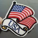 USA Country Flag Patches Iron On Patch Applique Embroidered Patch Sew On Patch