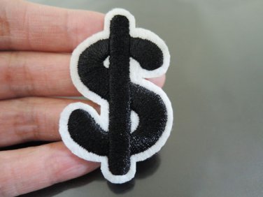 Money Dollar Patches Iron On Patch Applique Embroidered Patch Sew On Patch