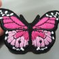 Pink Butterfly Patches Iron On Patch Applique Embroidered Patch Sew On Patch