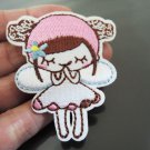 Cute Little Girl Patches Iron On Patch Applique Embroidered Patch Sew On Patch
