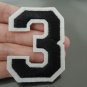 Number 3 Patches Iron On Patch Applique Embroidered Patch Sew On Patch