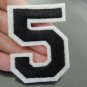 Number 5 Patches Iron On Patch Applique Embroidered Patch Sew On Patch