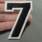 Number 7 Patches Iron On Patch Applique Embroidered Patch Sew On Patch