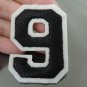 Number 9 Patches Iron On Patch Applique Embroidered Patch Sew On Patch