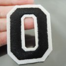 Number 0 Patches Iron On Patch Applique Embroidered Patch Sew On Patch